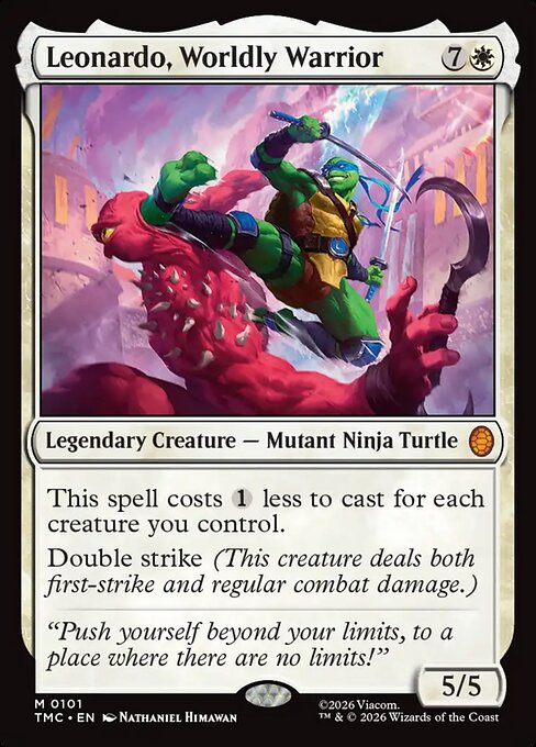 Leonardo, Worldly Warrior